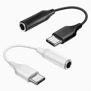 tpyc-e earphone conversion cable type-c to 3.5mm DAC audio cable Black