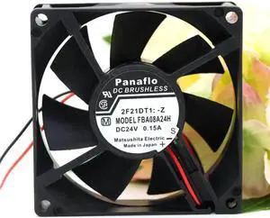 Original panaflo FBA08A24H 8CM 8025 80*80*25 80X80X25 DC 24V 0.15A/0.26A tow sire lead 2510 plug powerful light case cooling fans Original panaflo FBA08A24H 8CM 8025 80*80*25 80X80X25 DC 24V 0.15A/0.26A tow sire lead 2510 plug powerful light case cooling fans