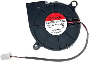 Sunon EF50151B1-C02C-A99 5015 12V 1.92W 50*50*15mm Ultra Quiet Humidifier Turbo Dual Ball Bearing blower Fan