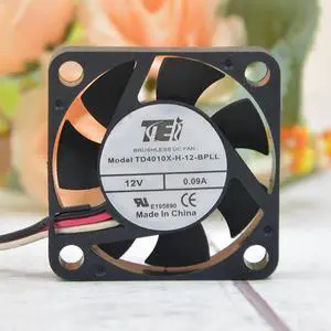 Original TEI TD4010X-H-12-BPLL 4cm 4010 12V 0.09A VCR silent fan