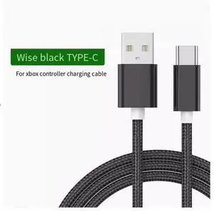FOR Microsoft xbox North ps4 SONY 360 TYPE-C controller data cable ps5 Charging cable one s xsx ss series slimpro Connection PC Extended typec game cable Black 1.5m Type C