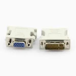 DVI 24+5 Rotating VGA female DVI to VGA head monitor adapter