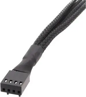 Computer Motherboard Fan 4pin 1 to 4 Splitter Cable PWM 4Pin Extension Cable 30cm Fan Cable Sleeved