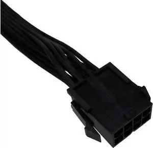 CPU 8 Pin Female to CPU 8 Pin ATX 4 Pin Male Power Supply Converter Adapter Extension Cable for Motherboard 9.5-inch(24cm)