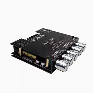 ZK-MT21 2x50W+100W 2.1 Channel Bluetooth-compatible 5.0 AUX 12V 24V Digital Power Audio Stereo Subwoofer Amplifier Board