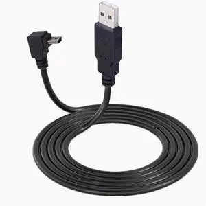 USB2.0 hard disk digital camera phone data cable T-port AM-Mini 5P up and down left and right bend 90°3 meters 1.5m