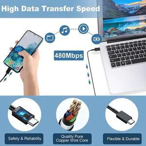 S23 S22 S24 Ultra Charger Fast Charging Cord 25W Type C Super Fast Charger USB C Charger Block Android Phone Charger &10FT C Charging Cable for Galaxy S24/S23/S22/S21/S20/Plus/Ultra/FE/Note 20