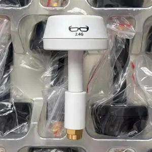 Ehang 2.4G omnidirectional mushroom head external antenna SMA inner needle remote control extended range antenna 3dbi White