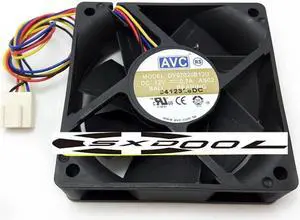 AVC 7020 DV07020B12U AS02 DC12V 0.7A 7cm 4-wirePWM CPU fan
