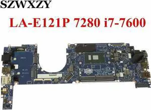 For Latitude 7280 Laptop Motherboard i7-7600 CPU CAZ10 LA-E121P DDR4 R5YF6 0R5YF6 CN-0R5YF6