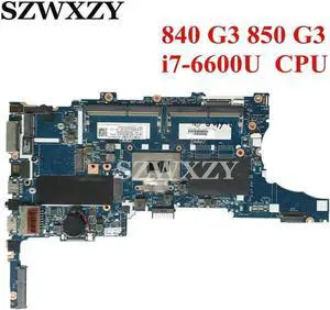 For EliteBook 840 G3 850 G3 Laptop Motherboard 918315-601 918315-001 6050A2892401-MB-A01 With i7-6600U CPU DDR4
