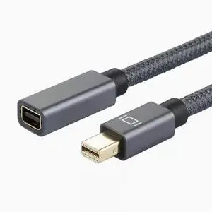 mini DP line male to male conversion line Mini Displayport Lightning Thunderbolt port 2m Male to Female mini DP line male to male conversion line Mini Displayport Lightning Thunderbolt port 2m Male to Female