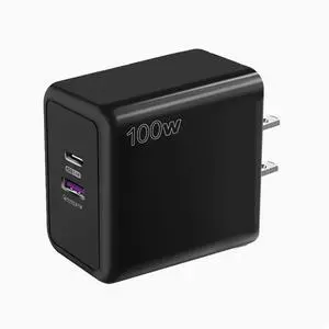 100W US standard charger USB67W Super Fast charge type-c interface Black
