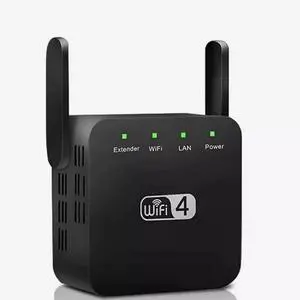 300M wireless signal amplifier WiFi Repeater WiFi extension amplifier WiFi Repeater Black 300M wireless signal amplifier WiFi Repeater WiFi extension amplifier WiFi Repeater Black