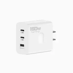 160W US standard charging head Dual type-c multi-interface Super Fast charge 65W for Honor Apple 15/16pro Redrice