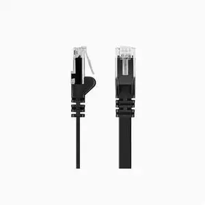 Original Category 5 CAT.5E flat network cable 8-core copper 1000M 1000M network cable Black noodle network cable 0.9M Original Category 5 CAT.5E flat network cable 8-core copper 1000M 1000M network cable Black noodle network cable 0.9M