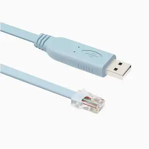 console cable Router configuration cable Signal control cable USB to RJ45 debugging cable Communication serial cable 6.60 ft. Blue