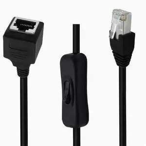 Super Class 6 Gigabit cat6e network cable with 304 switch control network Disconnect extension network cable Male to female straight head 1m Super Class 6 Gigabit cat6e network cable with 304 switch control network Disconnect extension network cable Male to female straight head 1m