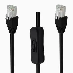 Super Class 6 Gigabit cat6e network cable with 304 switch control network Disconnect extension network cable Male to male straight head/straight head 1m