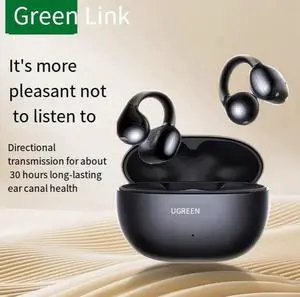 S3 Bluetooth headphones, ear clip type wireless air conduction, non-in-ear sports, running, suitable for Apple, Android and Xiaomi Black