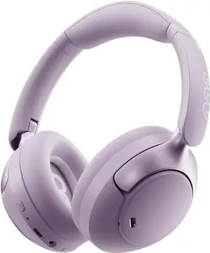 QCY H3 PRO Adaptive ANC Wireless Headphones Over Ear, 50dB Active Noise Cancellation with Multiple Modes, LDAC Hi-Res Wireless Audio, 55H Playtime, Custom EQ via App, Bluetooth 5.4 Purple