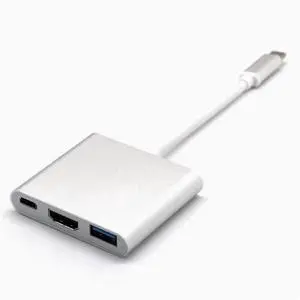 type-c to hdmi 3-in-1 conversion cable usb3.0 Multi-function dock 4k aluminum converter