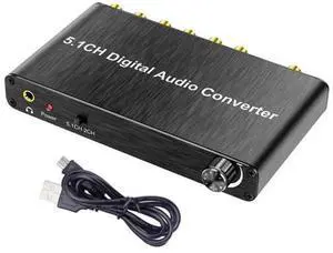 5.1 Audio decoder Digital Audio Converter DTS/AC3 Dolby Decoder SPDIF input to 5.1CH