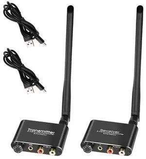 2.4G wireless audio transmitter, delay-free wireless audio adapter, low-latency wireless audio transceiver