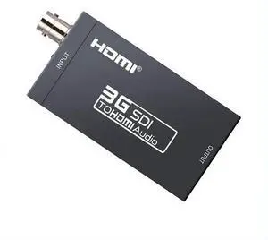 The SDI to HDMI converter supports high-definition signal input. The SDI converter and HDMI converter have a wide voltage range