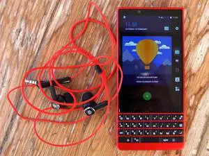 Original black-berry Classic KEY2 Red Limited Edition 3.5MM in-ear headphones WH70