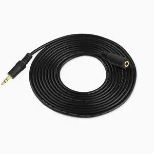 3.5 Male to female speaker Audio headphones Extend the audio cable