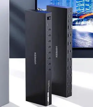 kvm switch VGA 8 In 1 out Multiple computer hosts share a monitor conversion divider