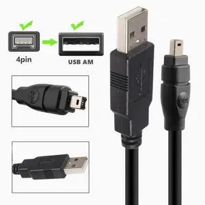 IEEE400 1394 Firewire USB AM to 6P cable USB to 1394 sound card connection USB to 4Pin 1394 cable