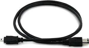 IEEE-1394 FireWire& i.LINK DV Cable 6P-4P M/M - 3ft (BLACK)