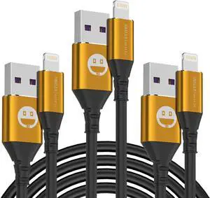 iPhone Charger 10 ft 3-Pack Extra Long Lightning Cable [Apple MFi-Certified] iPhone Charger Cord 10 Foot Fast Charging for iPhone 13 12 11 Pro Max X XS XR/8 Plus/7 Plus/6/6s Plus/5s /5c/iPad Mini Air