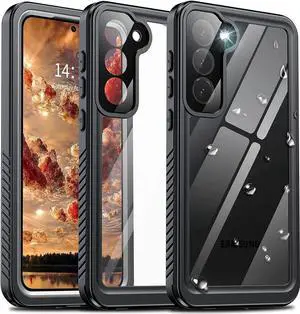 For Samsung Galaxy S23 Plus Case,S23 Plus Waterproof Case with Built-in Screen Protector, Rugged Shockproof Full Protective Case for Samsung S23 Plus Black