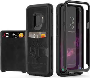 Galaxy S9 Wallet Case Samsung S9 Wallet Case with Card Holder Slots Shockproof Protective Case for Samsung Galaxy S9 5.8 inch (2018)