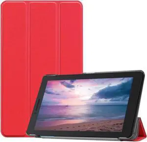 Protective Case for Lenovo Tab E8 TB-8304F Slim Lightweight Smart Stand Cover Case for Lenovo Tablet 2018 Tab E 8 8 Inch Display Red