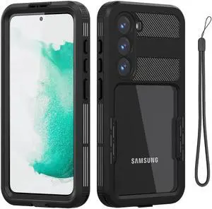 Compatible for Samsung Galaxy S23 Case Waterproof with Built-in Lens & Screen Protector Full Body Protective Cover for Galaxy S23 6.1 inch