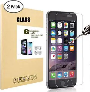 Apple iPhone 6S Screen Protector Werleo 2 Pack Premium Tempered Glass Screen Protector For Apple iPhone 6 / iPhone 6s 4.7 inch [3D Touch Compatible] 0.26mm Thin Anti-Scratch HD Clear Glass Screen Prot