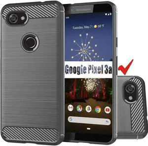 Google Pixel 3 Lite Case Google Pixel 3a Case WERLEO Soft Slim Shockproof Anti-Fingerprint Full Protective Phone Case Cover for Google Pixel 3 Lite / Pixel 3a Gray