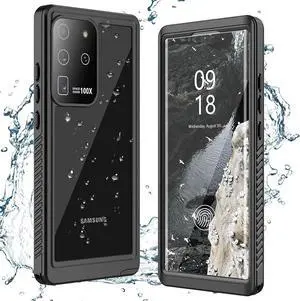 For Samsung Galaxy S20 Ultra Case Waterproof, Built in Screen Protector 360° Full Body Heavy Duty Protective Shockproof Cover IP68 Underwater Case for Galaxy S20 Ultra 6.9 inch