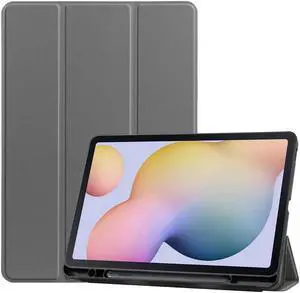 Galaxy Tab S8 Plus / S7 FE / S7 Plus Case with S Pen Holder [SM-X800/X806/T730/T736B/T970/T975] - Shockproof Stand Folio Case for Samsung Tab S8+ 2022/S7 FE 2021/S7 Plus 2020 12.4" Tablet