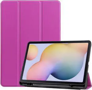 Galaxy Tab S8 Plus / S7 FE / S7 Plus Case with S Pen Holder [SM-X800/X806/T730/T736B/T970/T975] - Shockproof Stand Folio Case for Samsung Tab S8+ 2022/S7 FE 2021/S7 Plus 2020 12.4" Tablet