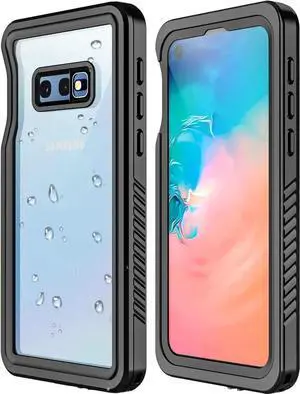 For Samsung Galaxy S10E Waterproof Case, Underwater Snowproof Dirtproof Shockproof Full Body Cover Waterproof Case for Samsung Galaxy S10E 5.8 inch