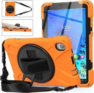 Lenovo Tab M8 FHD Case 2020 Mdoel TB-8705F / TB-8705N with Kickstand Hand Strap and Shoulder Strap Cover for Lenovo Tab M8 8.0 inch FHD 8.0 Inch Tablet
