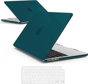 Compatible with MacBook Air 13.6 inch Case 2022 Release Model A2681 M2 Chip with Liquid Retina Display Touch ID, Protective Laptop Cover Plastic Hard Shell with Keyboard Cover Skin Dark Green