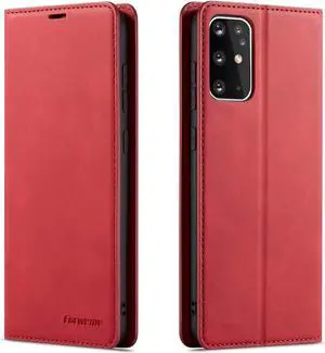 Case for Samsung Galaxy S20 Premium PU Leather Cover TPU Bumper with Card Holder Kickstand Hidden Magnetic Adsorption Shockproof Flip Wallet Cover for Galaxy S20