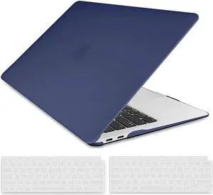 Compatible with MacBook Air 13 inch Case 2022, 2021-2018 Release A2337 M1 A2179 A1932 with Retina Display Touch ID, Plastic Hard Shell with Keyboard Cover Navy Blue Compatible with MacBook Air 13 inch Case 2022, 2021-2018 Release A2337 M1 A2179 A1932 with Retina Display Touch ID, Plastic Hard Shell with Keyboard Cover Navy Blue