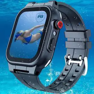 Waterproof Case for Apple Watch 44mm Series 6/5/4/SE with Premium Band & Screen Protector, IP68 100% Full Waterproof Dustproof Shockproof Protective Case for 44mm iWatch 6/5/4/SE